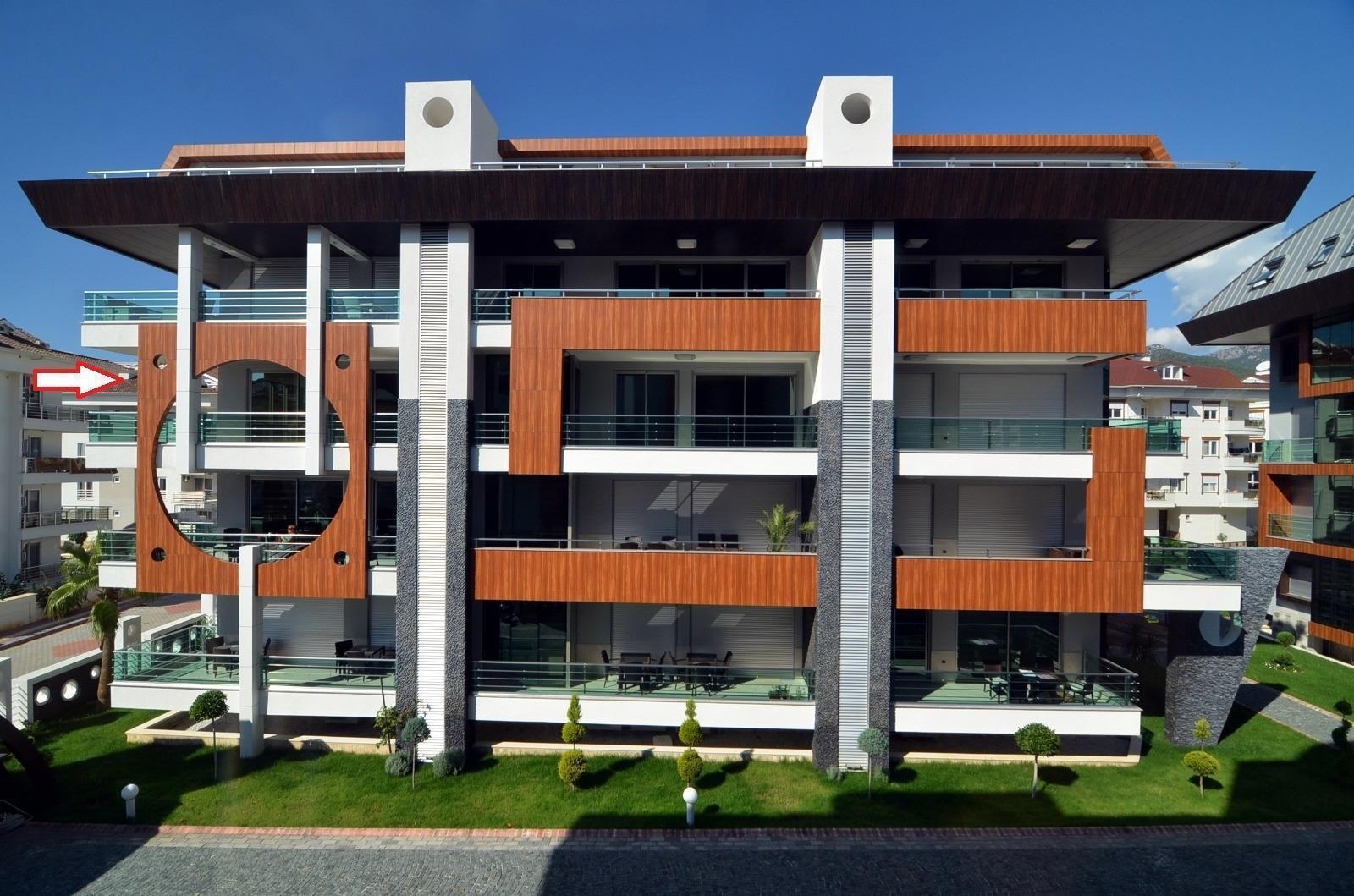 Image of A luxurious 2+1 apartment with an area of 130 m² in the center of Oba.